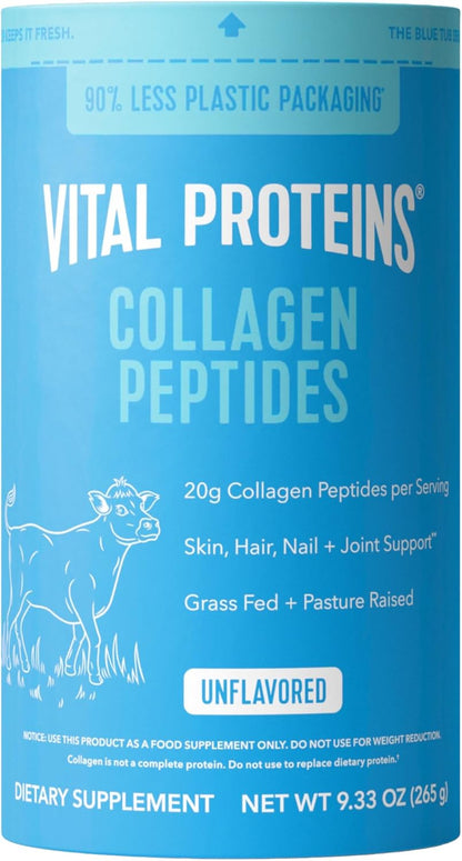 Vital Proteins Collagen Peptides en Polvo, Sin Sabor, 9.33 oz
