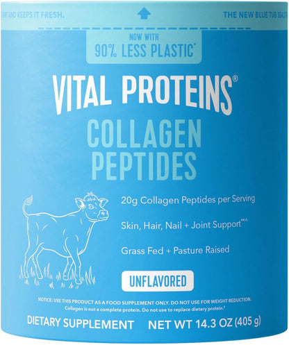 Vital Proteins Collagen Peptides en Polvo, Sin Sabor, 9.33 oz