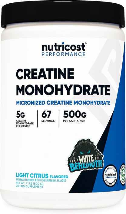 Nutricost Creatina Monohidratada en Polvo (Fruit Punch, 500 gramos)