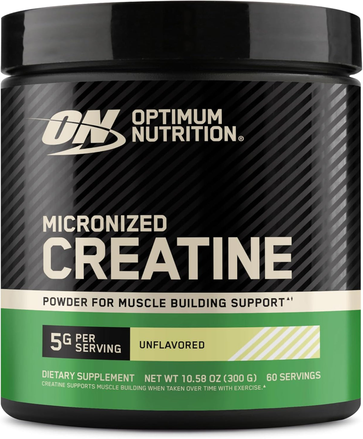 Optimum Nutrition Creatine Monohydrate Powder, Unflavored, 1.32 LB