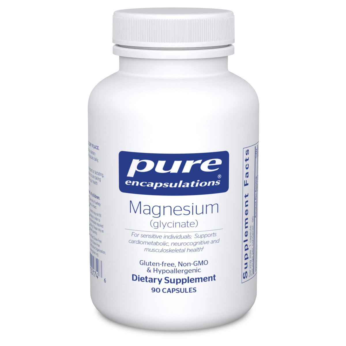Pure Encapsulations Magnesio (Glicinato), 360 Cápsulas