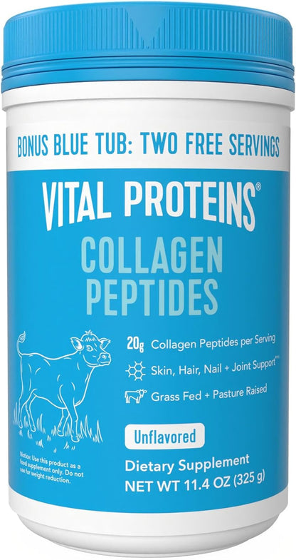 Vital Proteins Collagen Peptides en Polvo, Sin Sabor, 9.33 oz