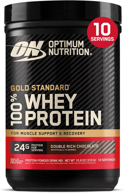 Optimum Nutrition Gold Standard Whey Protein Powder, Cookies & Cream, 2 LB
