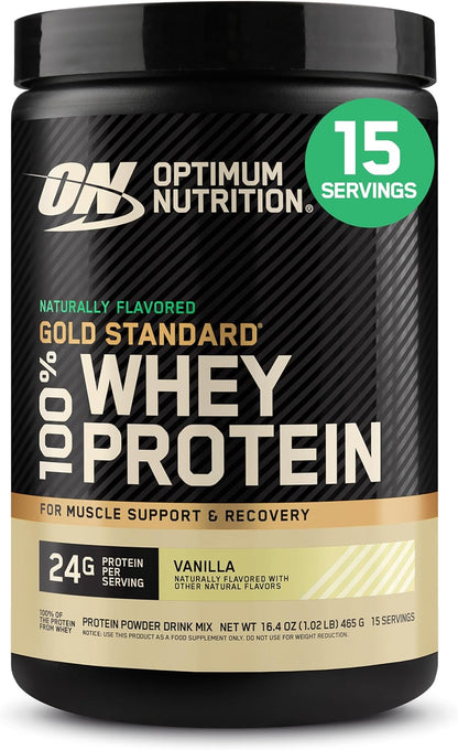Optimum Nutrition Gold Standard Whey Protein Powder, Cookies & Cream, 2 LB
