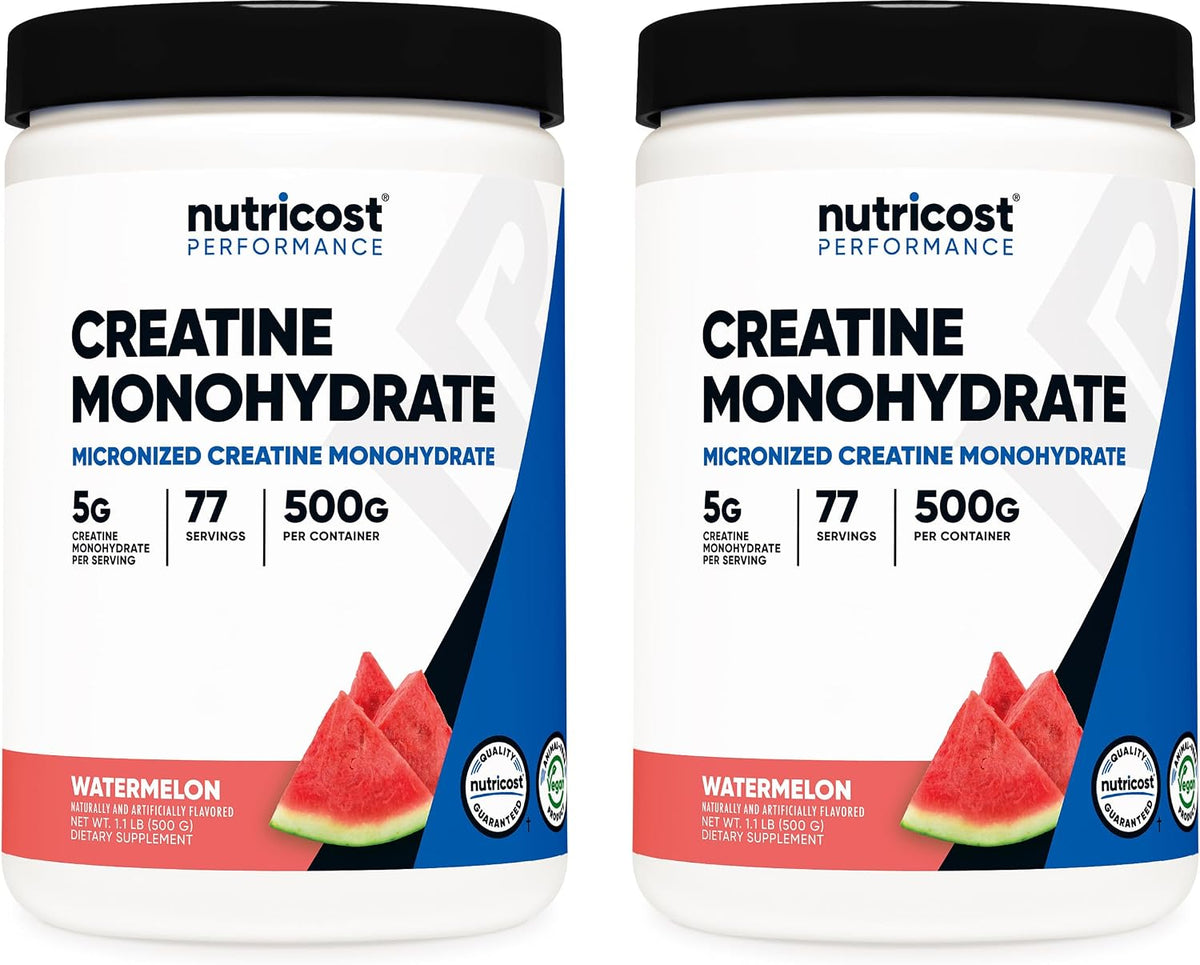 Nutricost Creatina Monohidratada en Polvo (Fruit Punch, 500 gramos)
