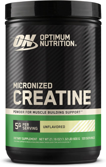 Optimum Nutrition Creatine Monohydrate Powder, Unflavored, 1.32 LB
