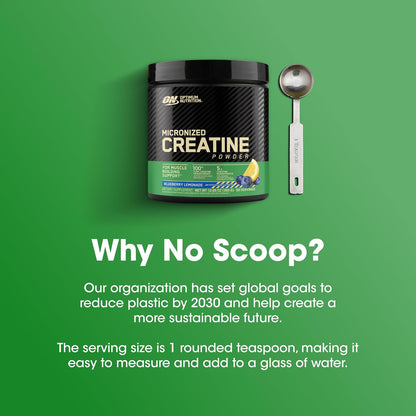 Optimum Nutrition Creatine Monohydrate Powder, Unflavored, 1.32 LB