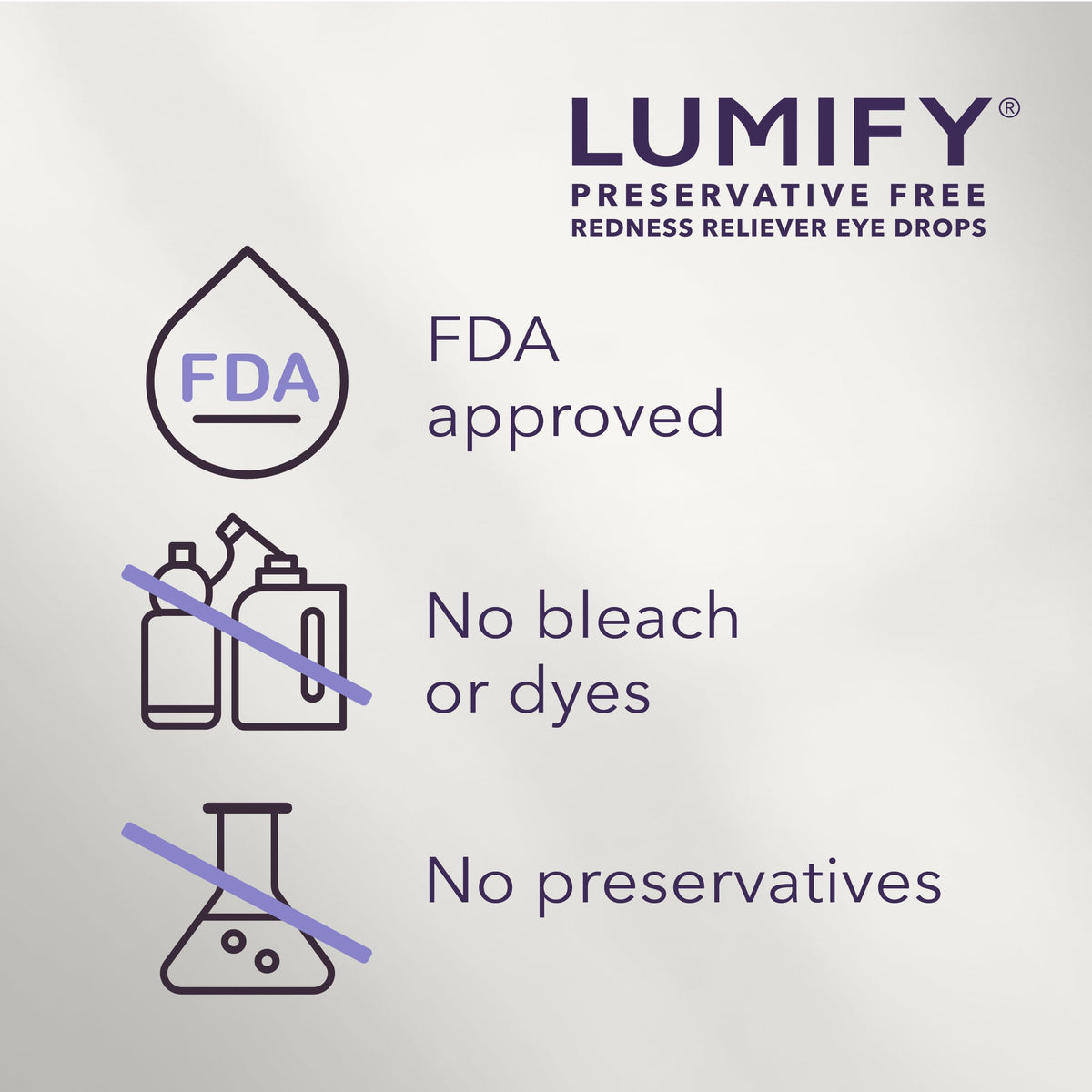 Lumify Redness Relief Eye Drops, Whiter & Brighter Looking Eyes, 0.25 oz