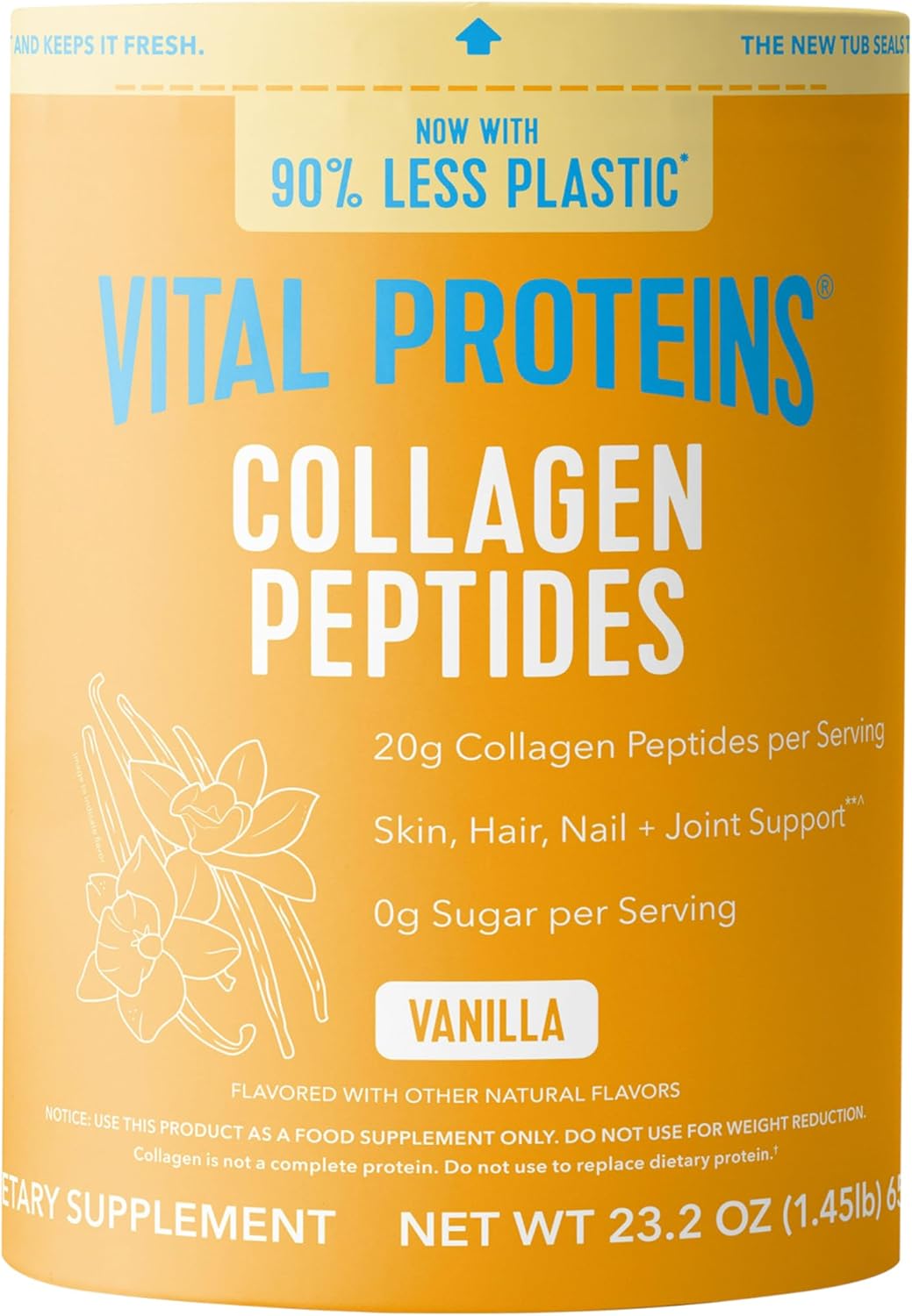 Vital Proteins Collagen Peptides en Polvo, Sin Sabor, 9.33 oz