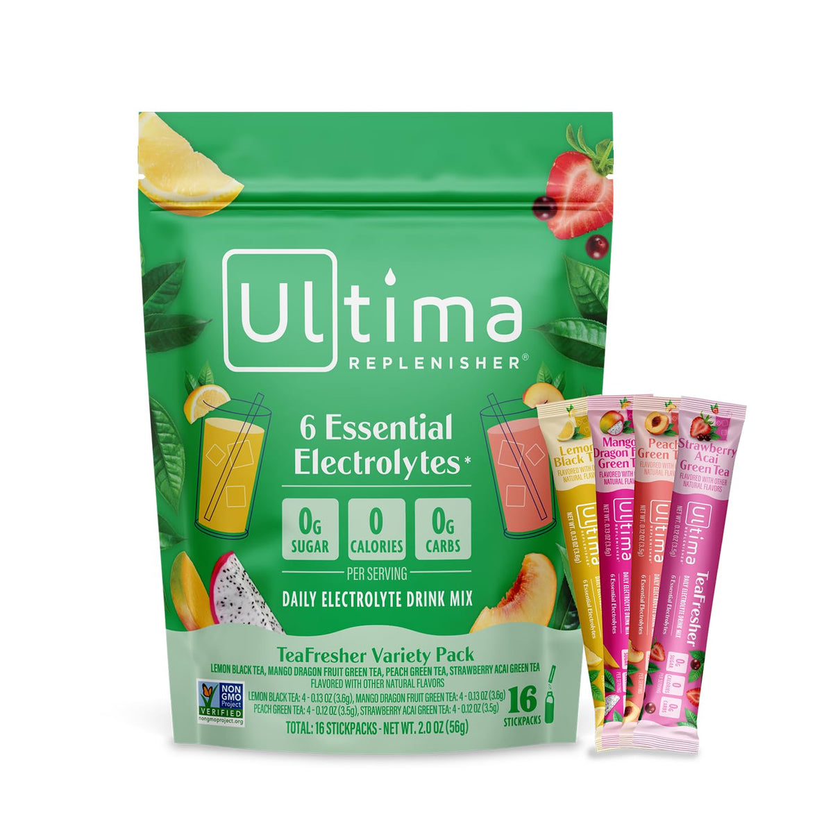 Ultima Replenisher Uva Electrolitos Paquetes, 20 Sobres