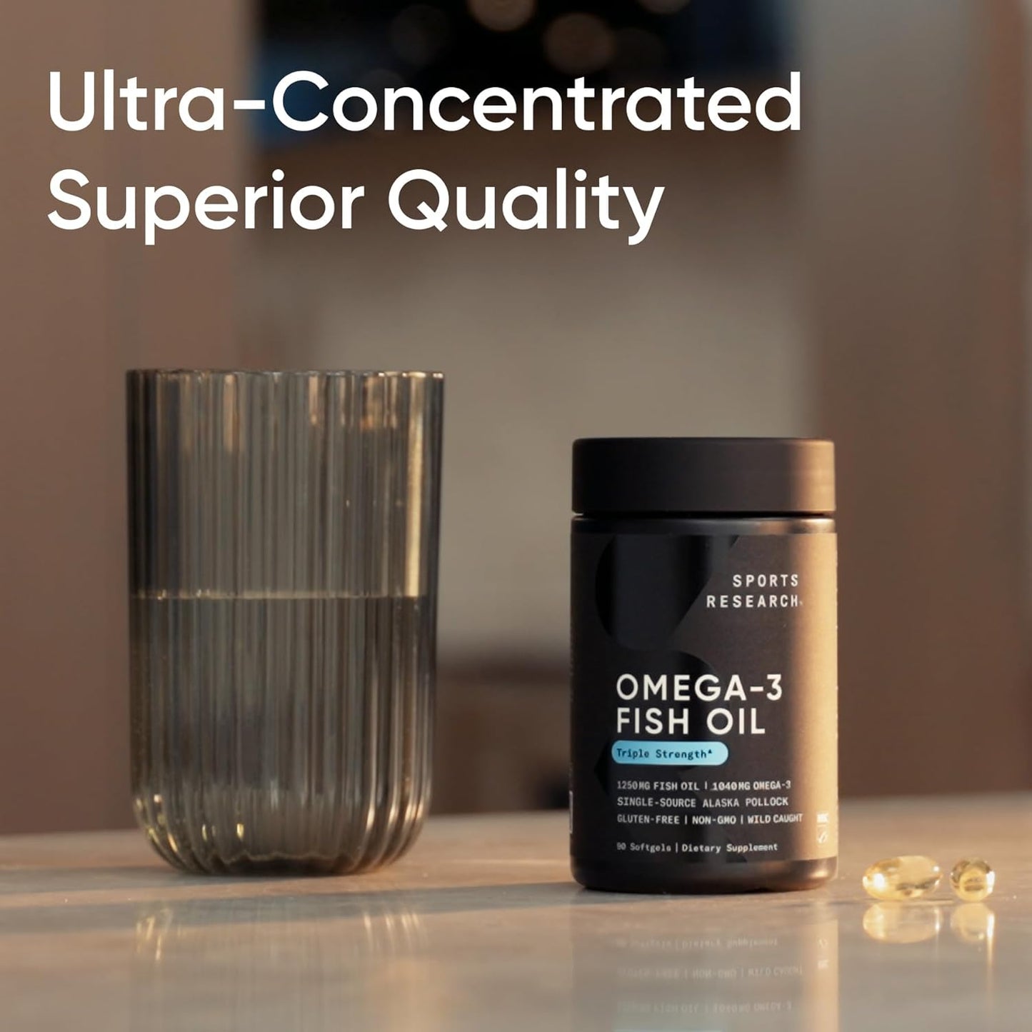 ® Omega-3 Fish Oil Minis from Wild Alaska Pollock, 120 Count | Easy to Swallow Mini-Softgel, Always Fresh Never Fishy, 690Mg EPA 260Mg DHA per Softgel, MSC Certified Sustainable, Non-Gmo