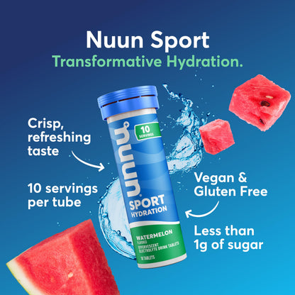 Nuun Sport Electrolyte Tablets Mixed Flavors, GF & Vegan, 4 Pack