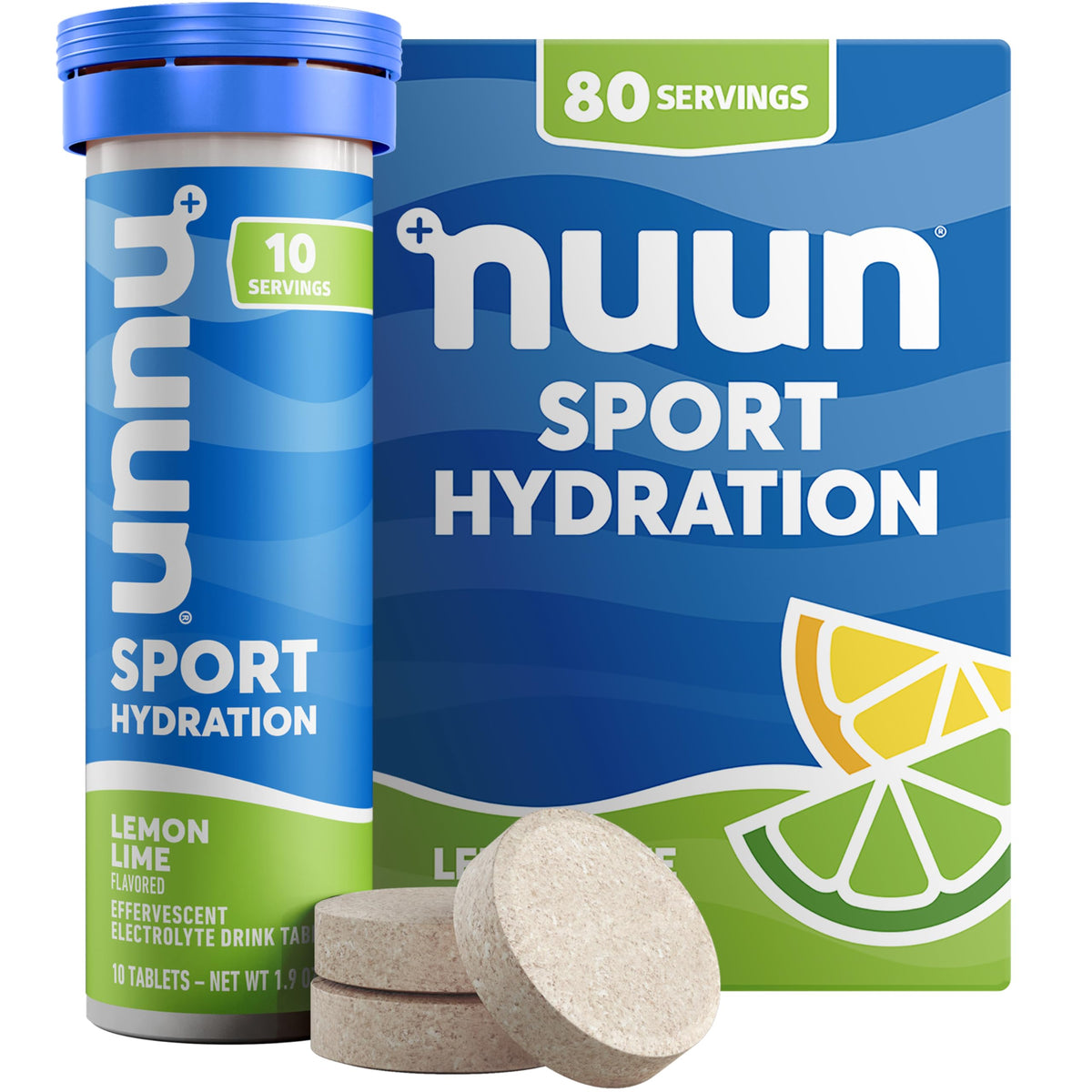 Nuun Sport Electrolyte Tablets Mixed Flavors, GF & Vegan, 4 Pack