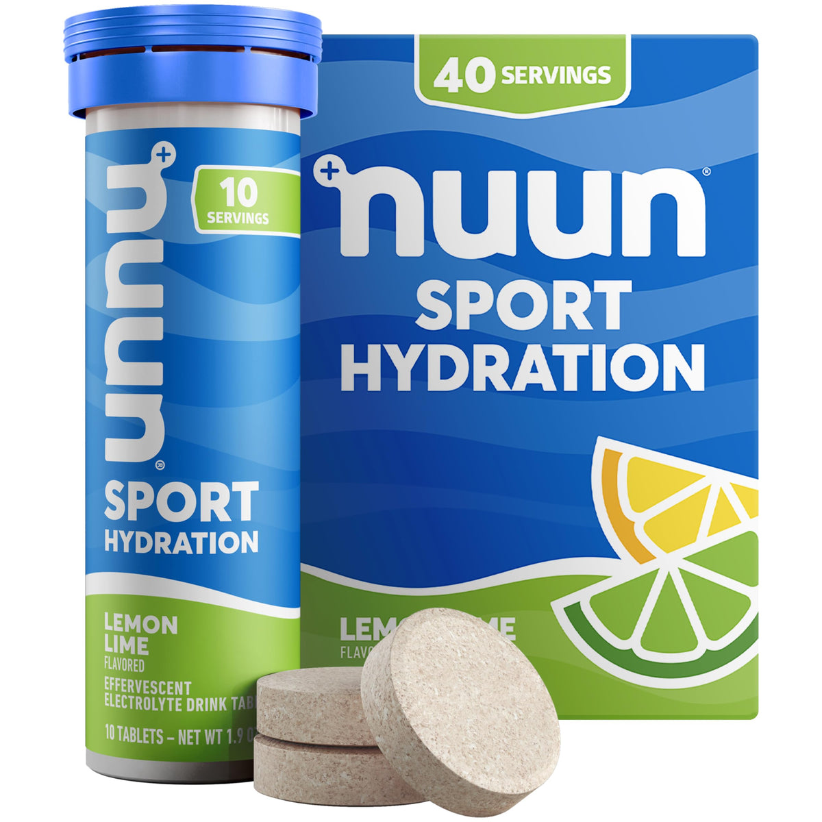 Nuun Sport Electrolyte Tablets Mixed Flavors, GF & Vegan, 4 Pack