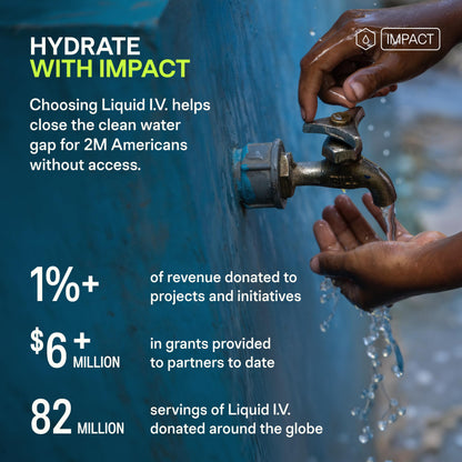 Liquid I.V. Electrolitos para la hidratación, Limón-Lima, 16 unidades