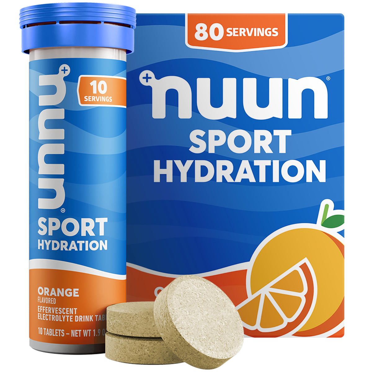 Nuun Sport Electrolyte Tablets Mixed Flavors, GF & Vegan, 4 Pack
