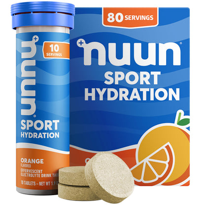 Nuun Sport Electrolyte Tablets Mixed Flavors, GF & Vegan, 4 Pack