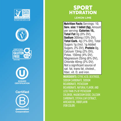 Nuun Sport Electrolyte Tablets Mixed Flavors, GF & Vegan, 4 Pack