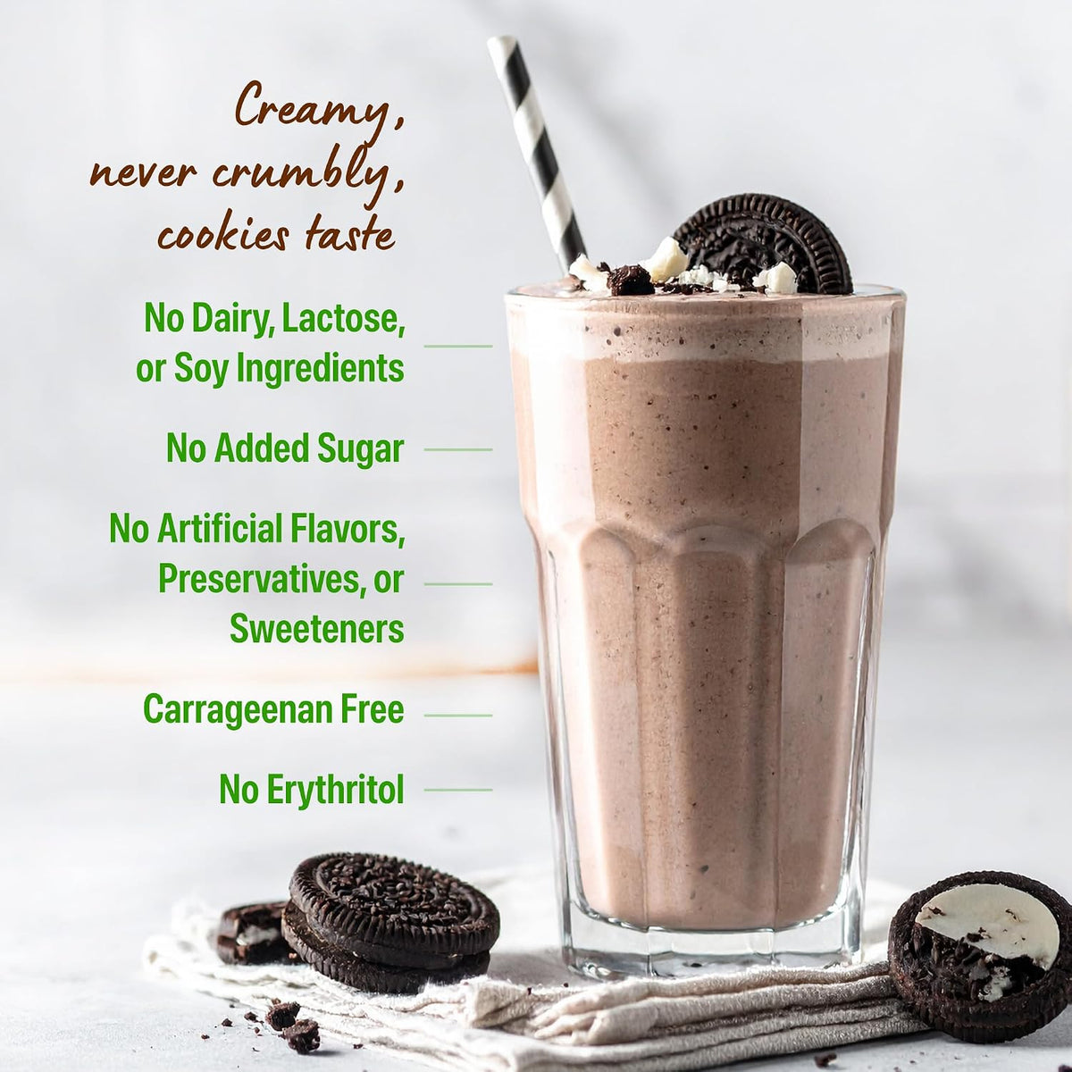 Orgain Organic Vegan 21g Protein Powder, Vanilla Bean, 2.03 lb