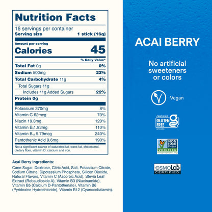 Liquid I.V. Electrolitos para la hidratación, Limón-Lima, 16 unidades