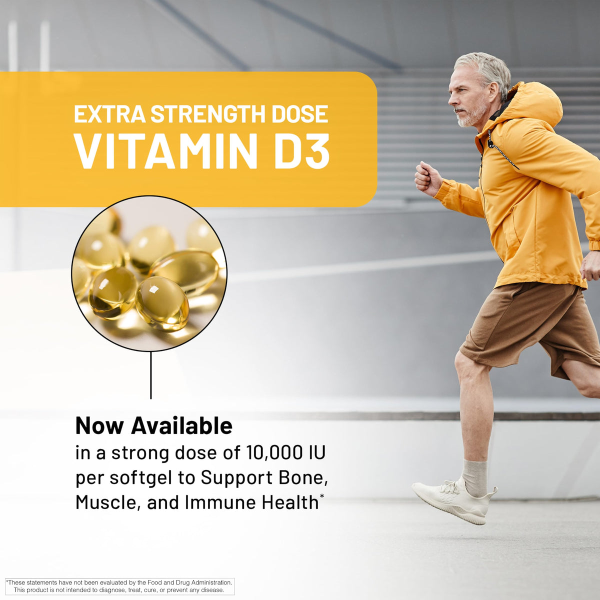 Suplemento NatureWise Vitamina D3 10000IU, Apoyo Inmune, 90 Mini Cápsulas Blandas