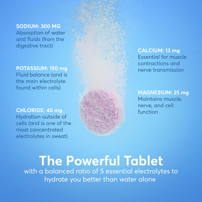 Nuun Sport Electrolyte Tablets Mixed Flavors, GF & Vegan, 4 Pack