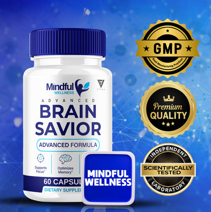 (2 Pack) Mindfull Wellness Brain Savior Mindful Wellness Pills (120 Capsules)