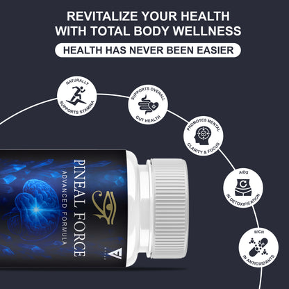 Pinealforce Premium Health & Wellness Supplement Pills (60 Capsules)