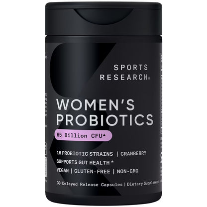 ® Women'S Probiotics W/ Prebiotics 65 Billion CFU Vegan Gut Health Digestive (30 Veggie Capsules)