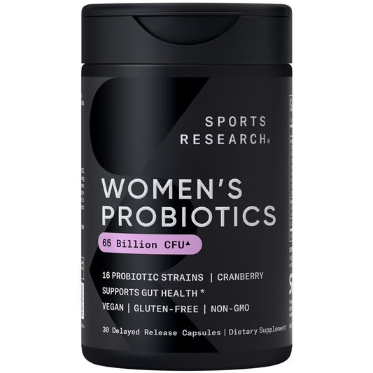 ® Women'S Probiotics W/ Prebiotics 65 Billion CFU Vegan Gut Health Digestive (30 Veggie Capsules)