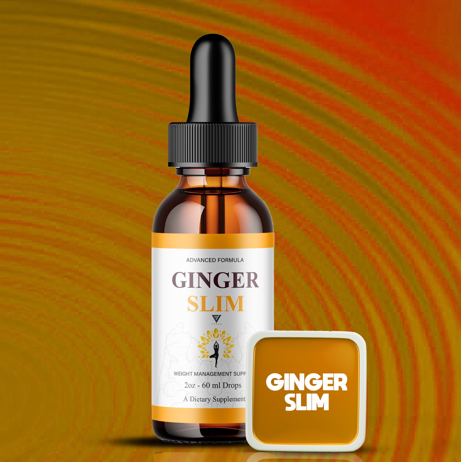 Ginger Slim Drops Extra Strength Gingerslim Wellness Supplement (2Oz)