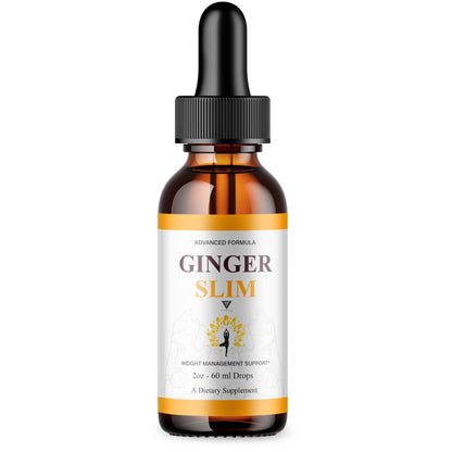 Ginger Slim Drops Extra Strength Gingerslim Wellness Supplement (2Oz)