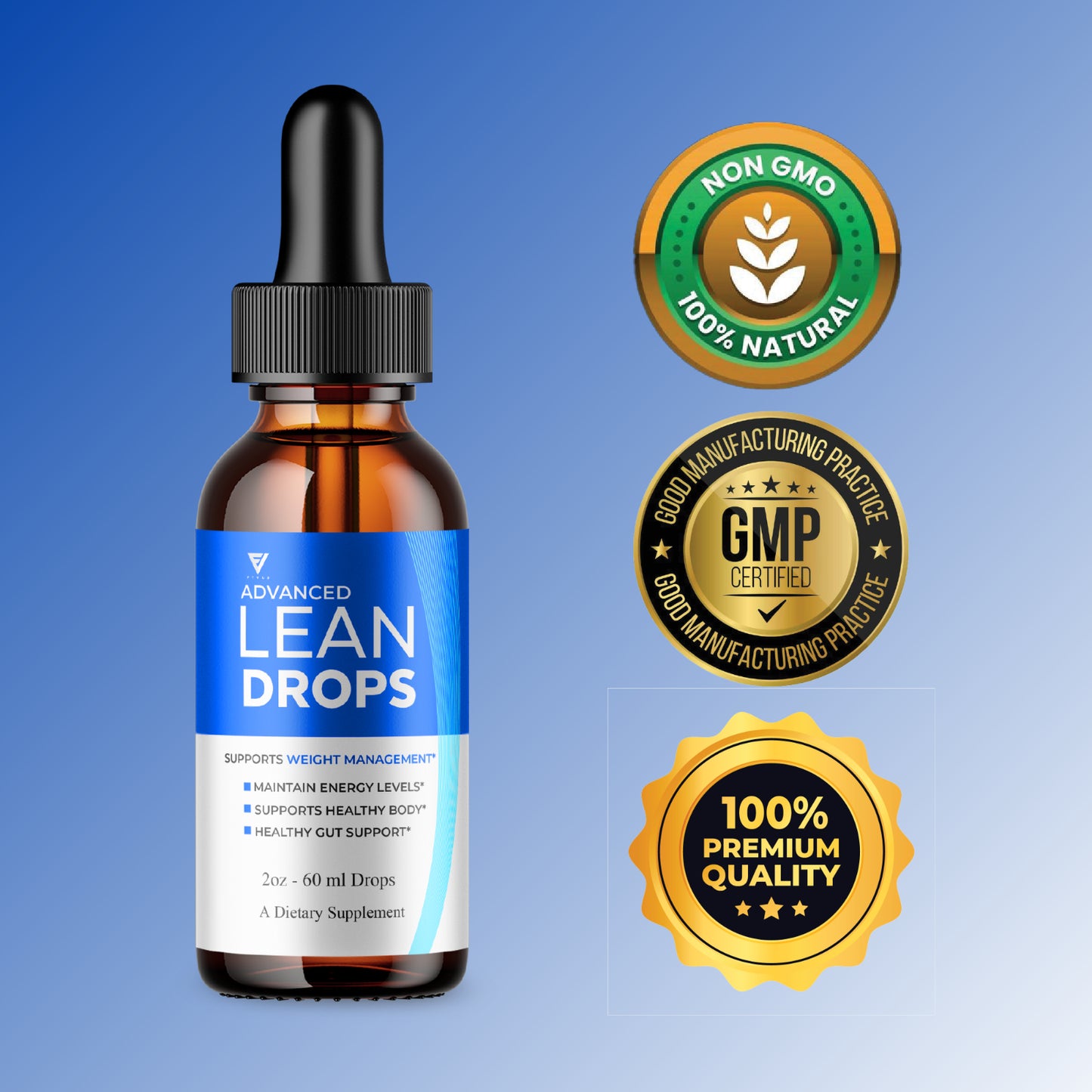 Lean Drops Advanced Health Support, Leandrops Daily Wellness (2Oz)