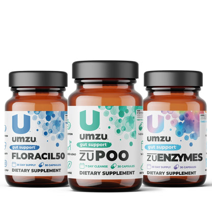 Digestive Health Bundle: Floracil50, Zupoo, Zuenzymes