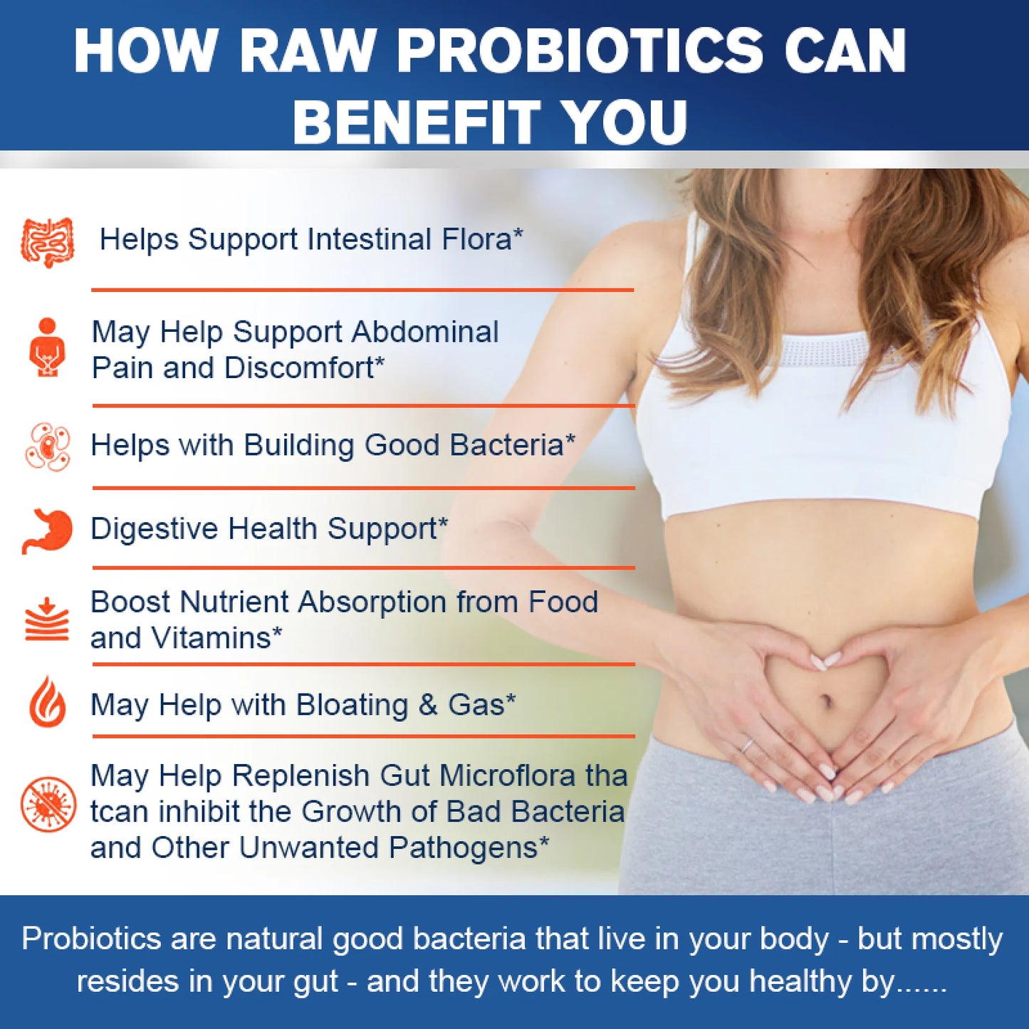 (3 Pack) Probiotics for Women and Men, with Prebiotics and Digestive Enzymes,Digestive & Gut Health by GPGP