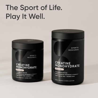 Creatine Monohydrate - Gain Lean Muscle, Improve Performance and Strength and Support Workout Recovery - 5 G Micronized Creatine - 10.58 Oz