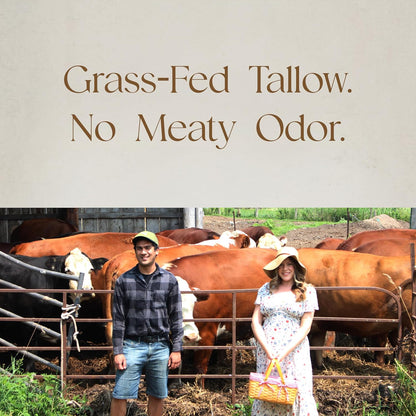 Beef Tallow for Skin - Tallow and Honey Balm for Face - Gift Ready - Tallow Face Moisturizer - Beef Tallow Moisturizer - Tallow Balm - Grass Fed Beef Tallow for Skin - Tallow Face Cream Lotion