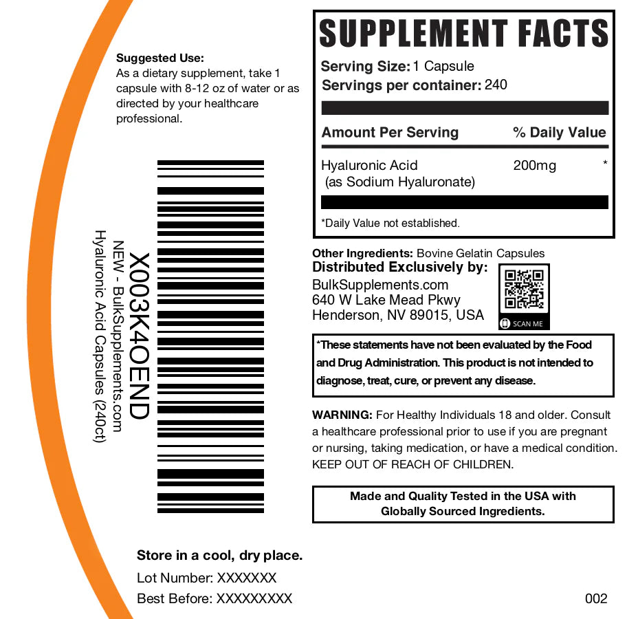 Hyaluronic Acid Capsules