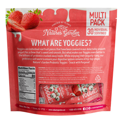 Nature'S Garden, Probiotic Strawberry Yoggies, 0.7 Oz, 30-Count