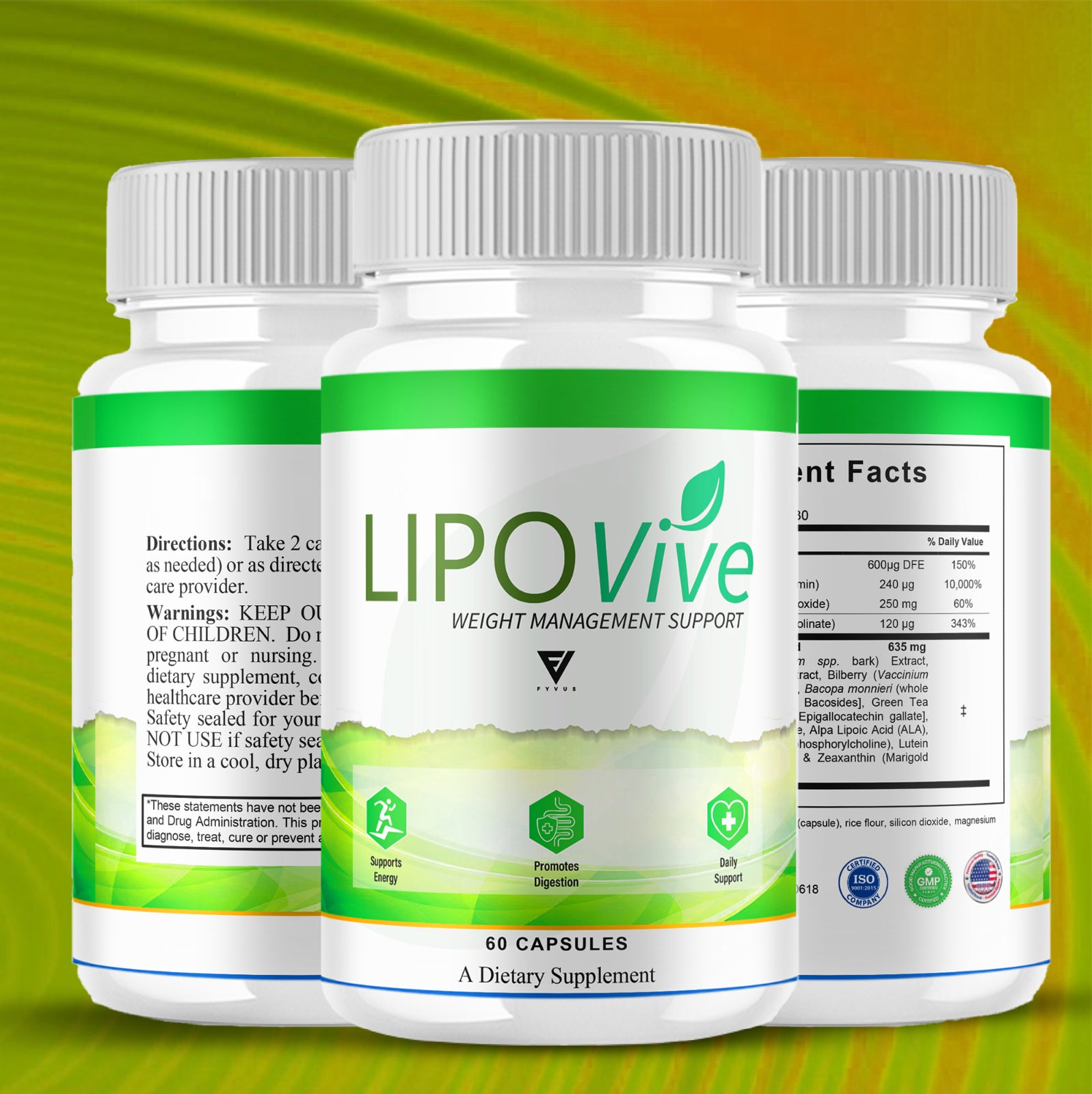 Lipovive Capsules Lipo Vive Advanced Wellness Formula (60 Capsules)
