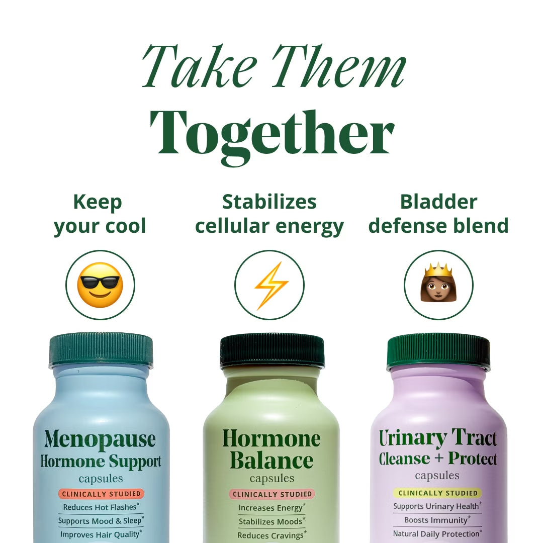 Menopause Essentials - Clinically Studied to Ease Hot Flashes - Bergamot & Olive Fruit Extract