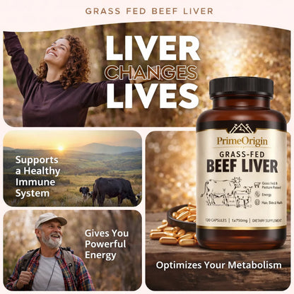 Primeorigin Grass-Fed Beef Liver