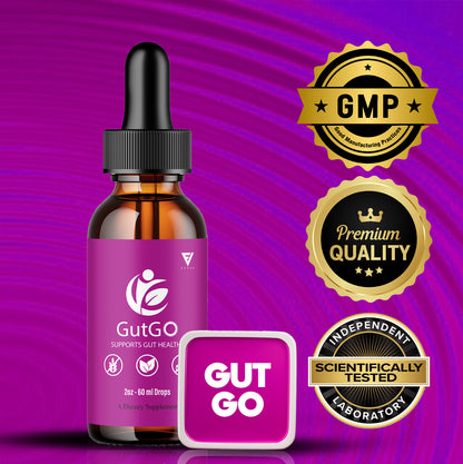 Gutgo Drops Wellness Support Supplement Gut Go Maximum Strength (2Oz)