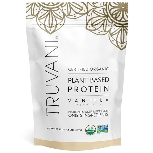 Vegan Pea Protein Powder | Vanilla | 20G Organic Plant Based Protein | 20 Servings | Keto | Gluten & Dairy Free | Low Carb | No Added Sugar