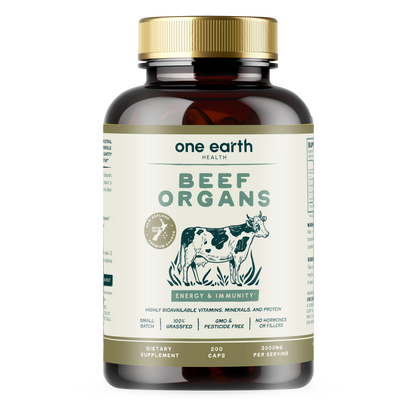 New Zealand Grass-Fed Beef Organ Complex — 5 Organs for Energy, Immunity & Hormone Support