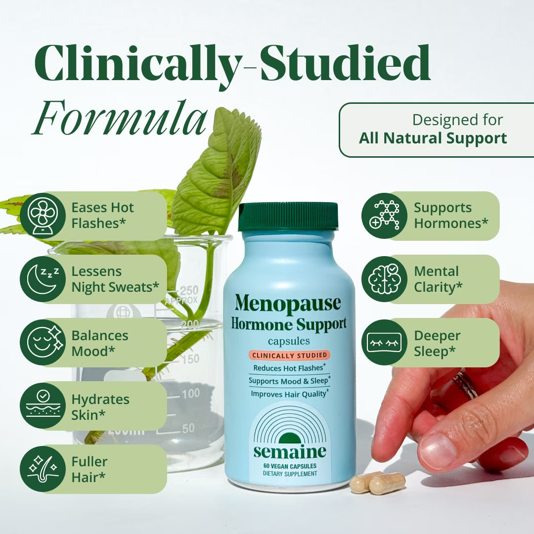 Menopause Essentials - Clinically Studied to Ease Hot Flashes - Bergamot & Olive Fruit Extract