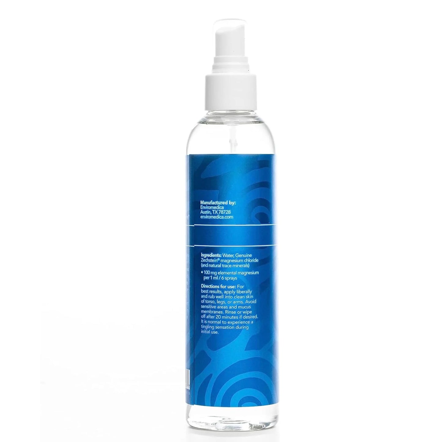 Magnesium Oil Spray Bottle, Topical Magnesium Spray for Leg Cramps, Soreness, and Stress Relief, 4 Oz