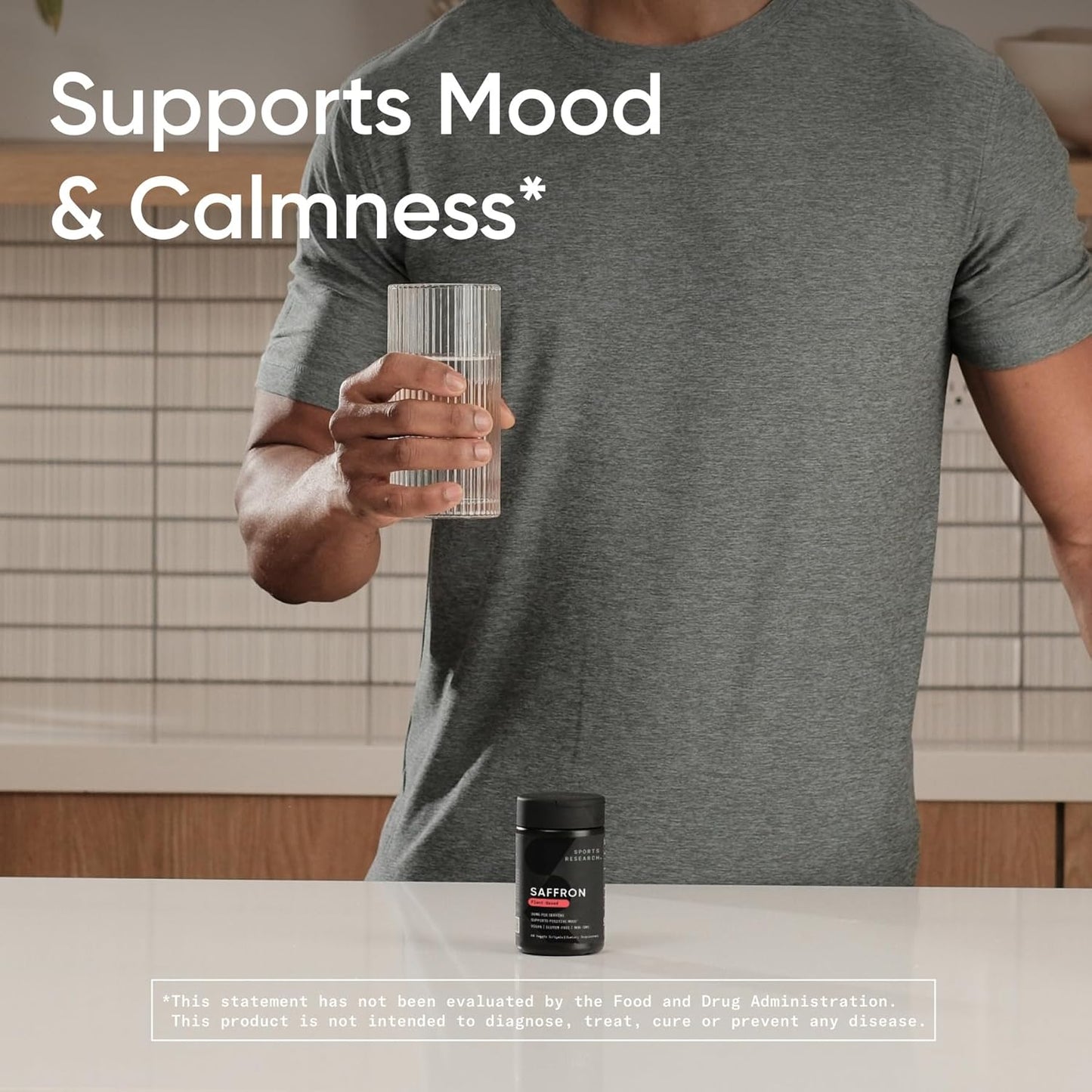 ® Pure Saffron Supplement, 30 Mg - Mood & Stress Support - Made W/Affron® Saffron Extract - Vegan Certified · Non-Gmo · Gluten Free – 60 Veggie Softgels