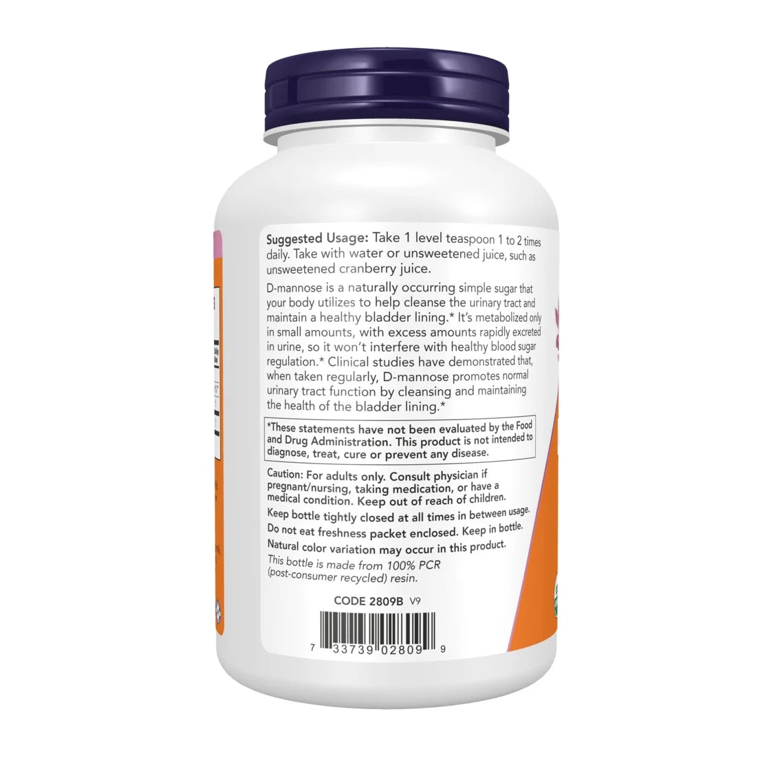 Supplements, D-Mannose Powder, Non-Gmo Project Verified, Healthy Urinary Tract*, 6-Ounce
