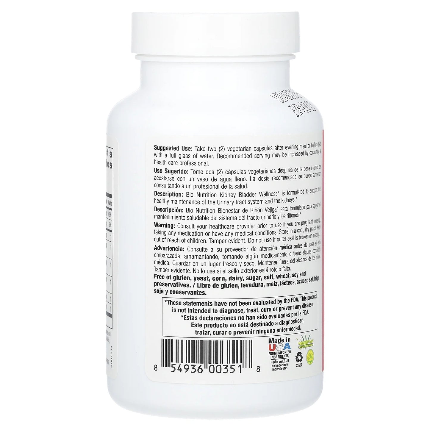 - Kidney Bladder Wellness - 60 Vegetarian Capsules